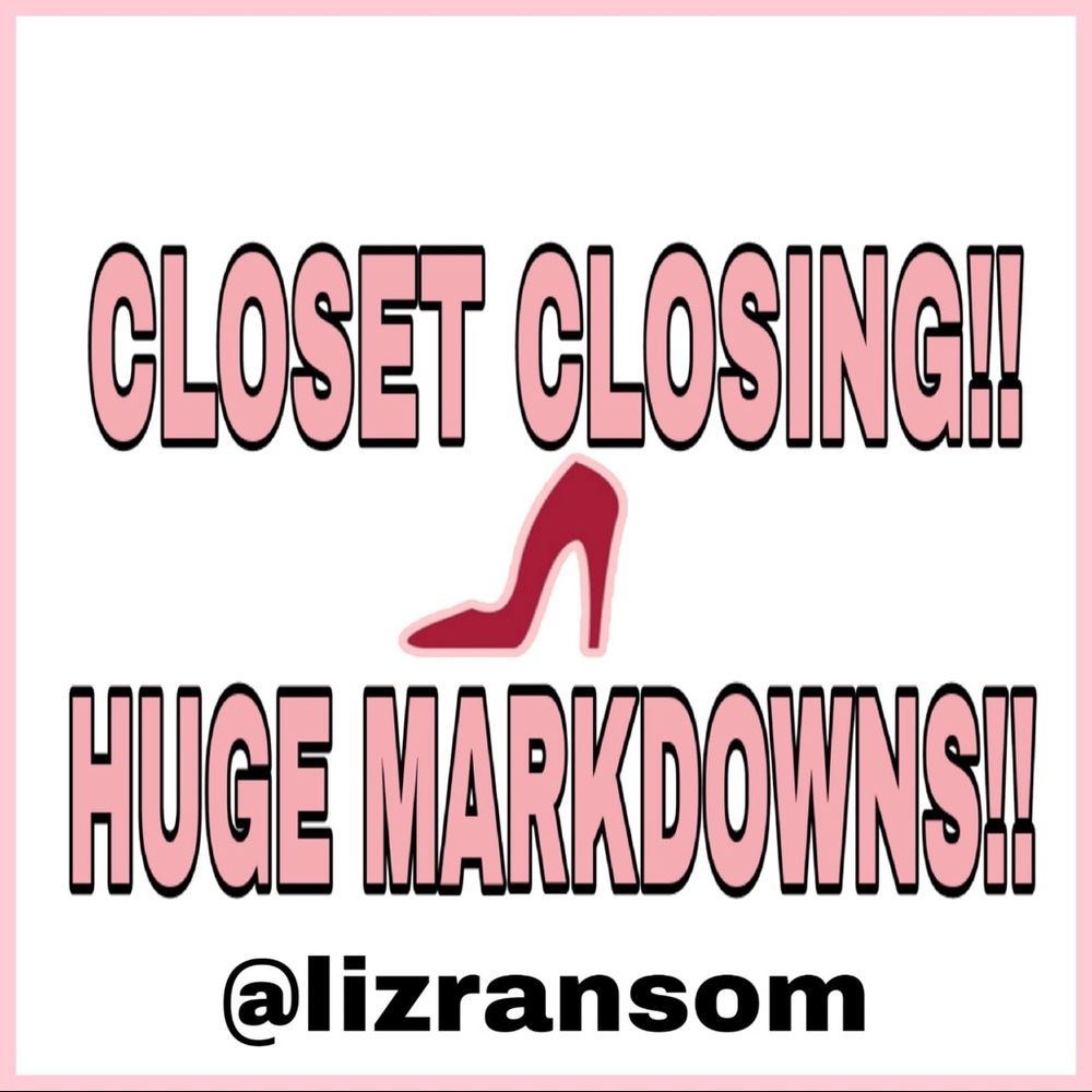 Closet Closing - all items must go